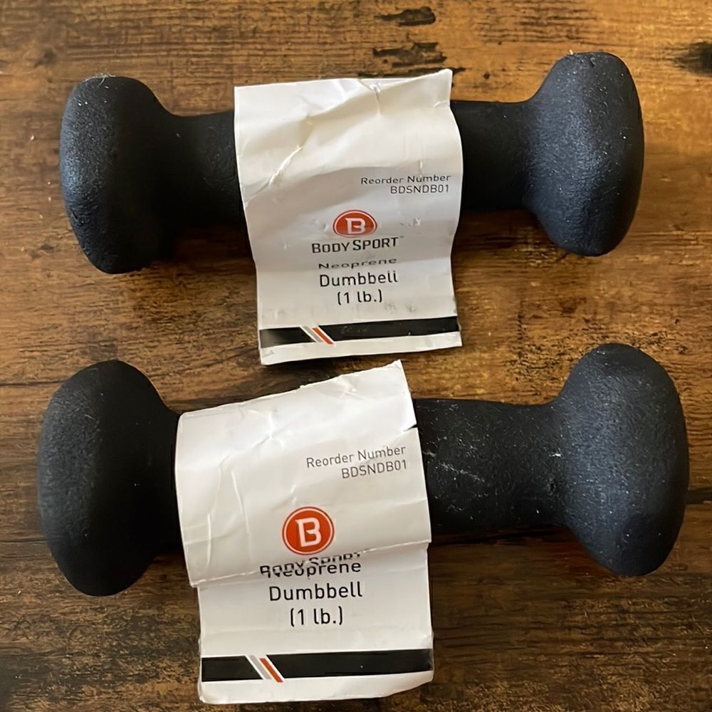 1Lb Body Sport Neoprene Dumbbells NWT